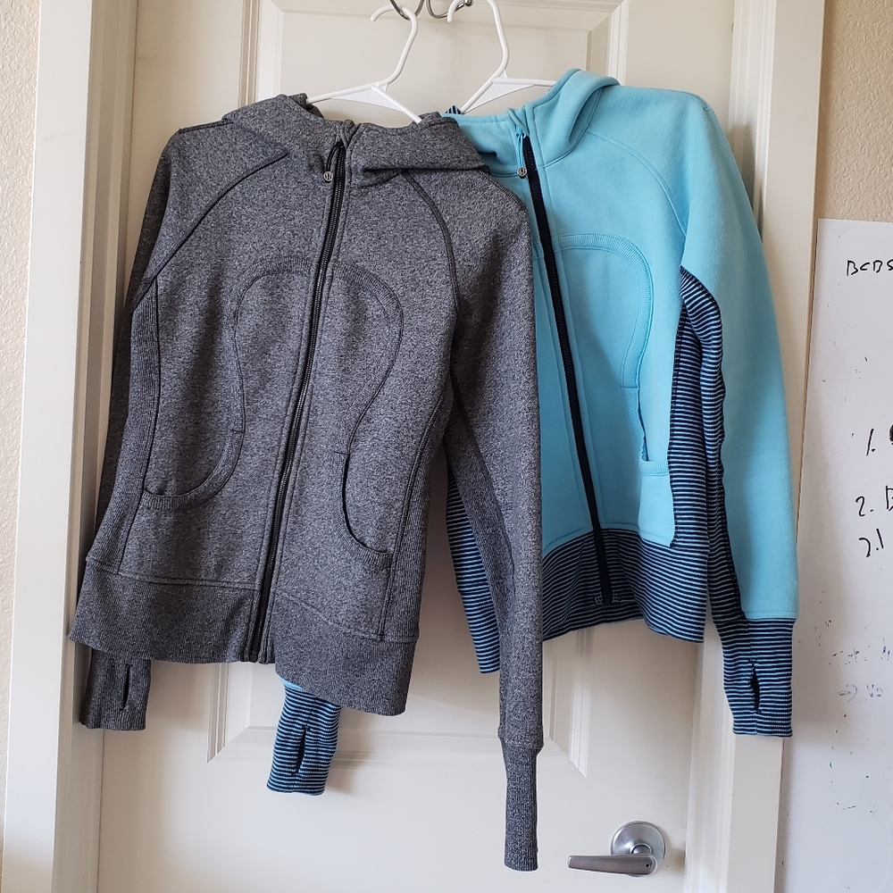 2 Lululemon Full Zip Hoddies Women's